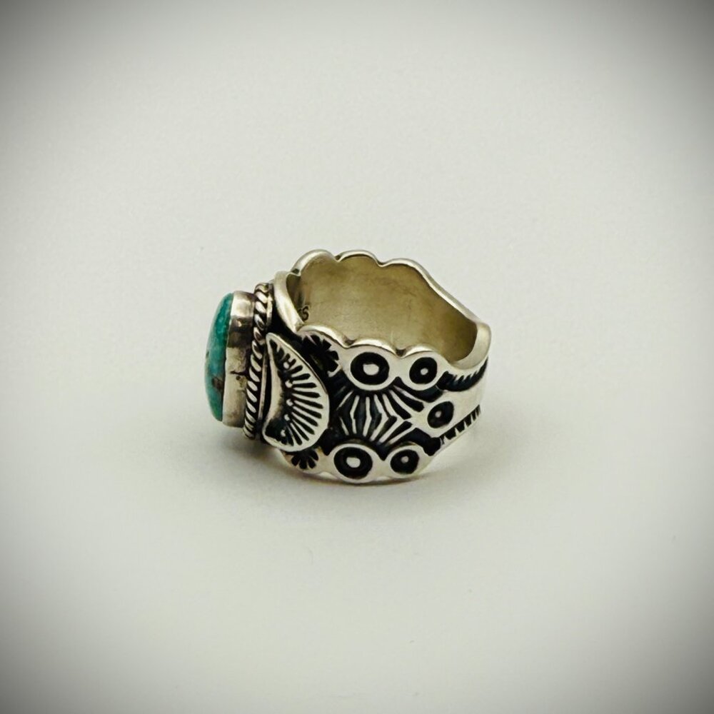 Sunshine Reeves Turquoise Ring – Sterling, 15g - Picture 4 of 5